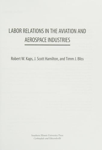 Labor relations in the aviation and aerospace industries
