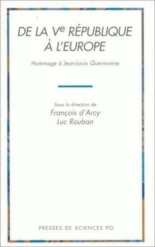 De la Ve République à l'Europe