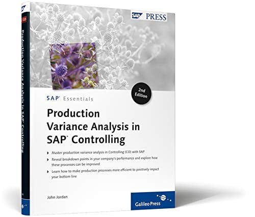 Production variance analysis in SAP controlling