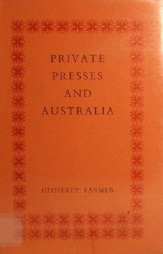 Private presses and Australia