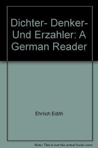 Dichter, Denker, und Erzähler