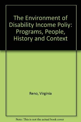 The environment of disability income policy