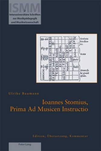 Ioannes Stomius, prima ad musicen instructio