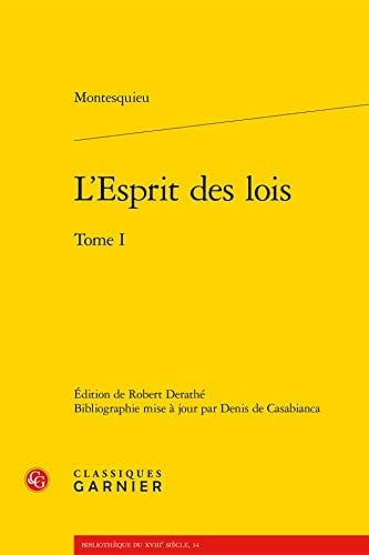 L' esprit des lois
