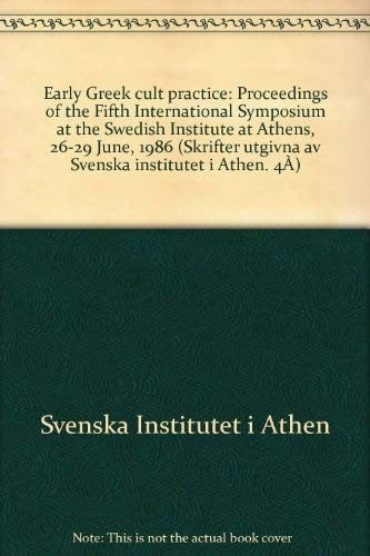 Early Greek cult practice