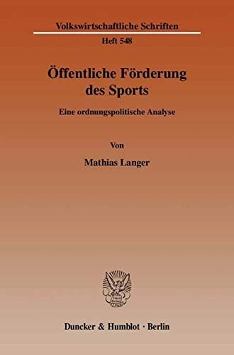 Öffentliche Förderung des Sports
