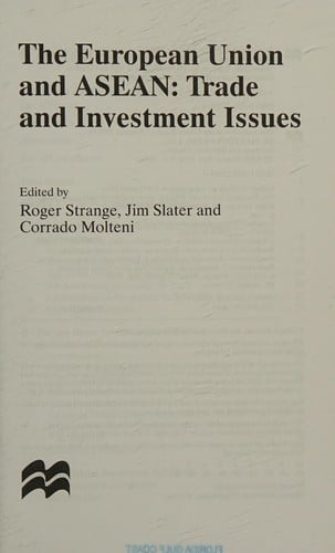 The European Union and ASEAN