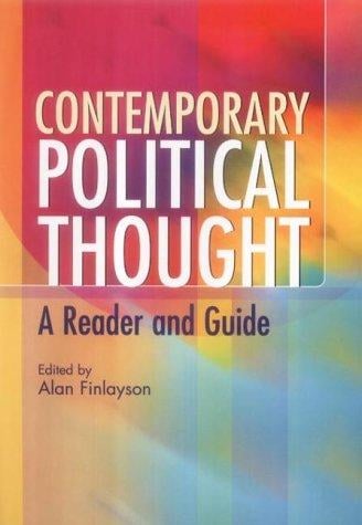 Contemporary political thought