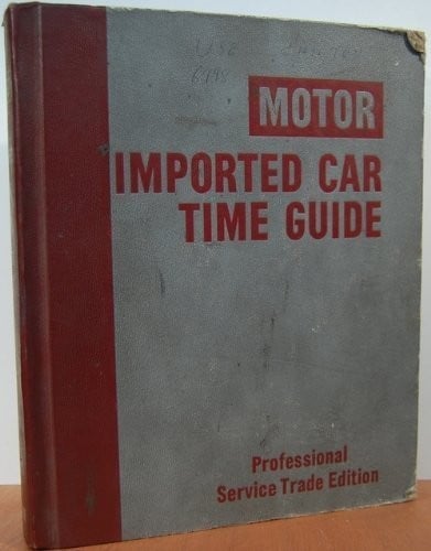 Imported car time guide