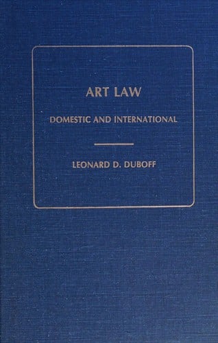 Art law, domestic and international