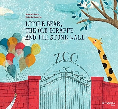 Lttle bear, the old giraffe and the stone wall 