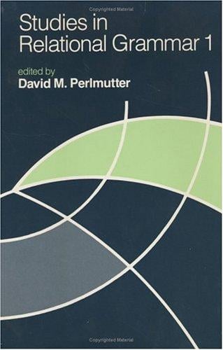 Studies in relational grammar