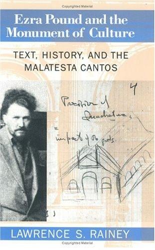 Ezra Pound and the monument of culture