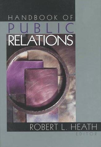 Handbook of public relations
