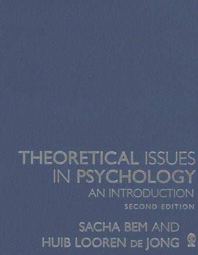 Theoretical issues in psychology