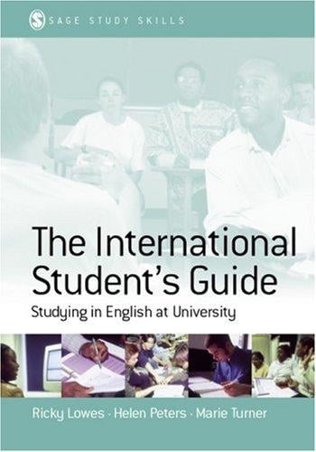 INTERNATIONAL STUDENT'S GUIDE: STUDYING IN ENGLISH AT UNIVERSITY