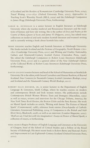The Cambridge companion to Scottish literature