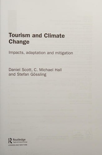 Tourism and climate change