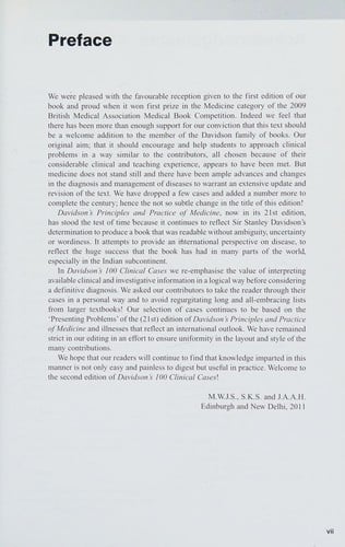 Davidson's 100 clinical cases