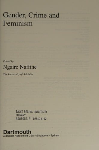 Gender, crime, and feminism