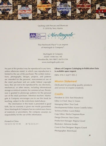 Quilting with precuts and shortcuts