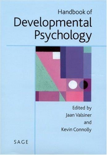 Handbook of developmental psychology