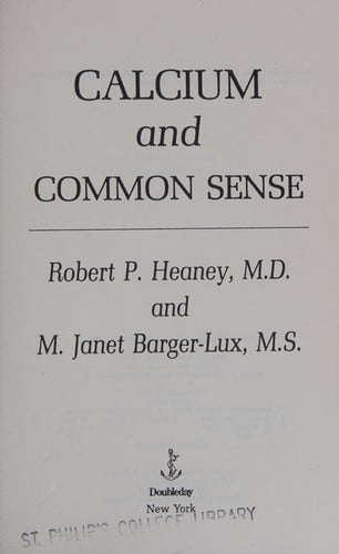 Calcium and common sense