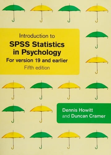 Introduction to SPSS statistics in psychology