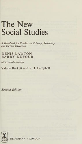 The new social studies