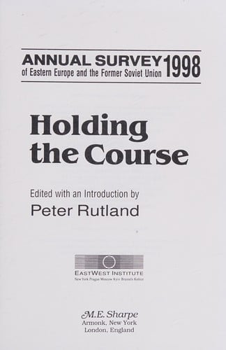 Holding the course