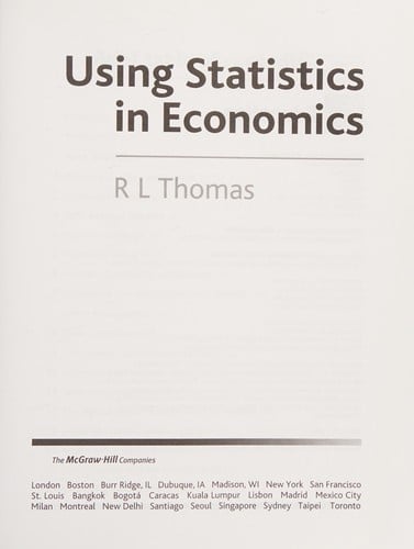 Using statistics in economics