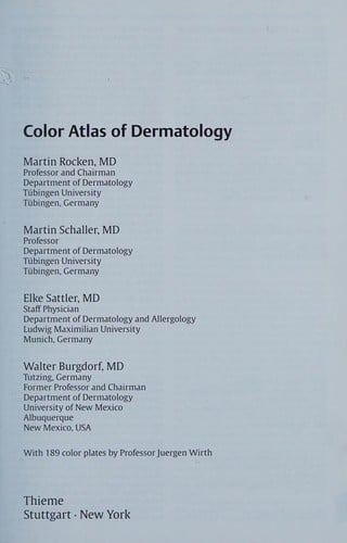Color atlas of dermatology