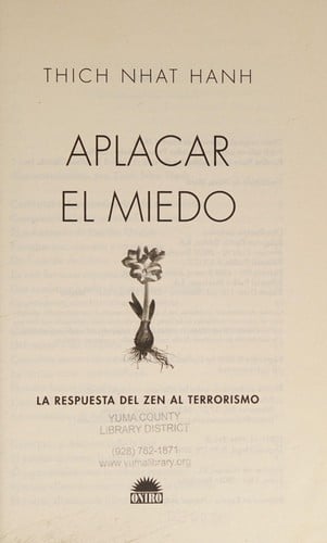 Aplacar el miedo/ Calming the Fear