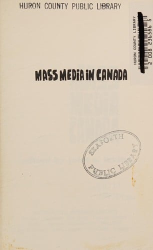 Mass media in Canada