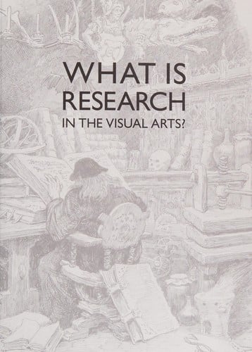What is research in the visual arts?