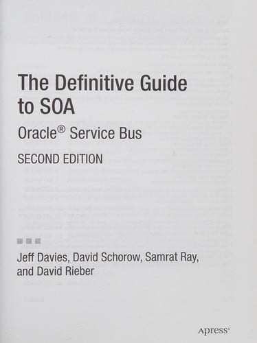 The definitive guide to SOA