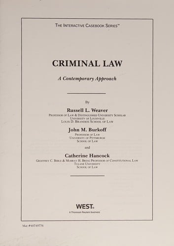 Criminal law