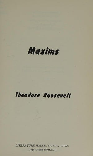 Maxims
