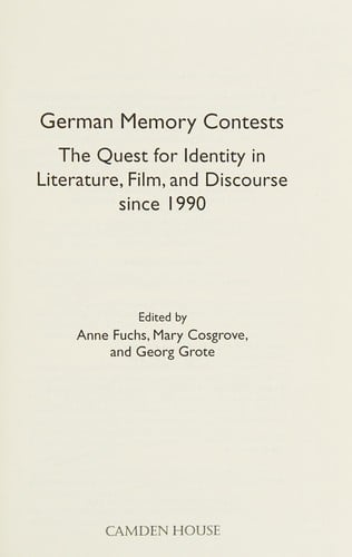 German memory contests