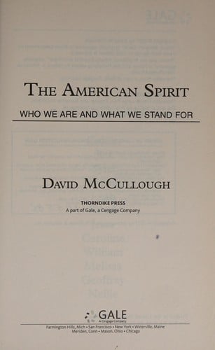 The American spirit