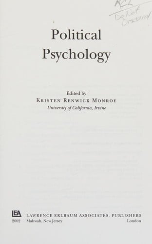 Political psychology