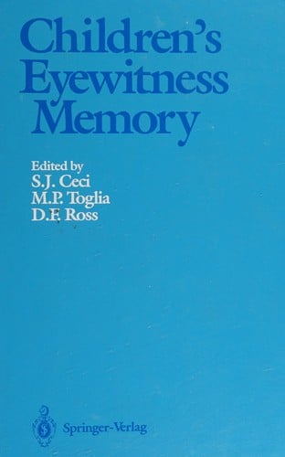 Children's eyewitness memory