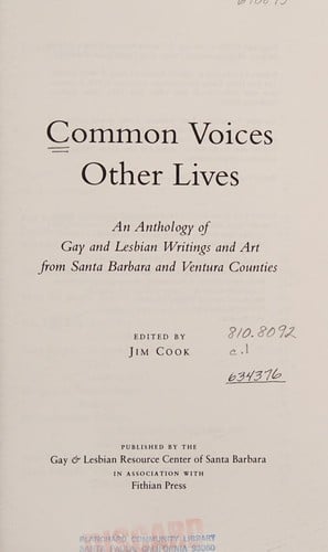 Common voices, other lives