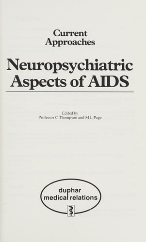 Neuropsychiatric aspects of AIDS