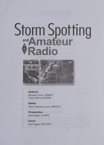 Storm spotting and amateur radio