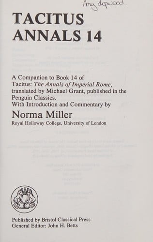 Tacitus Annals 14