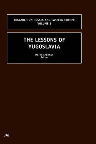 The lessons of Yugoslavia