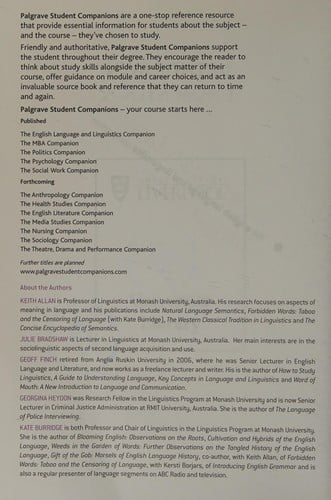 The English language and linguistics companion