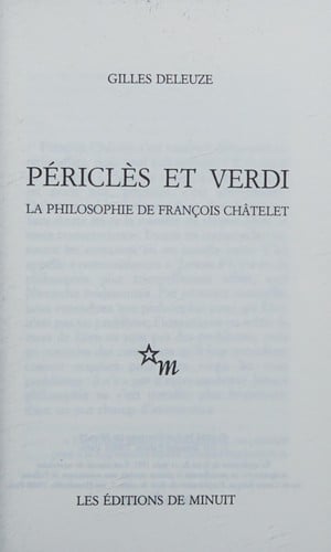 Périclès et Verdi