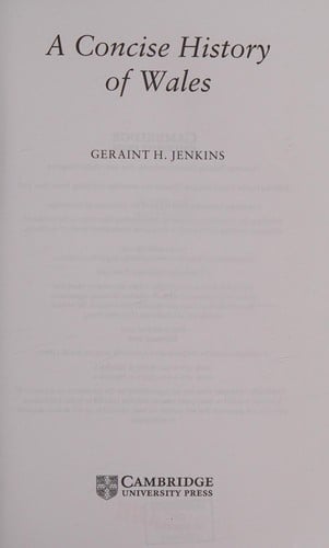 CONCISE HISTORY OF WALES